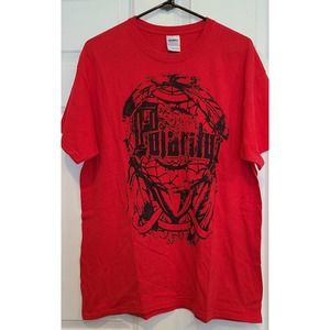 Polarity Band T shirt Red L punk tee short sleeve red